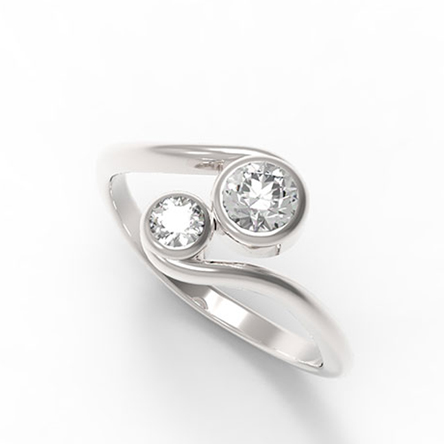 pietra preziosa naturale anello di fidanzamento con diamanti anello di diamanti anello anniversario Anello di fidanzamento unico donne minimaliste non tagliate Nozze Gioielli Parure di gioielli anello in pietra grezza 
