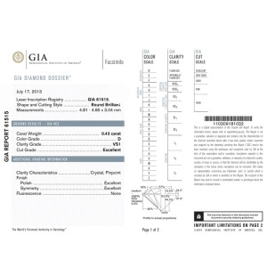 Diamanti certificati GIA