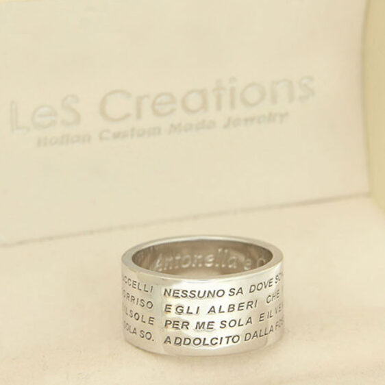 Premium White Paper Ring - Image 7