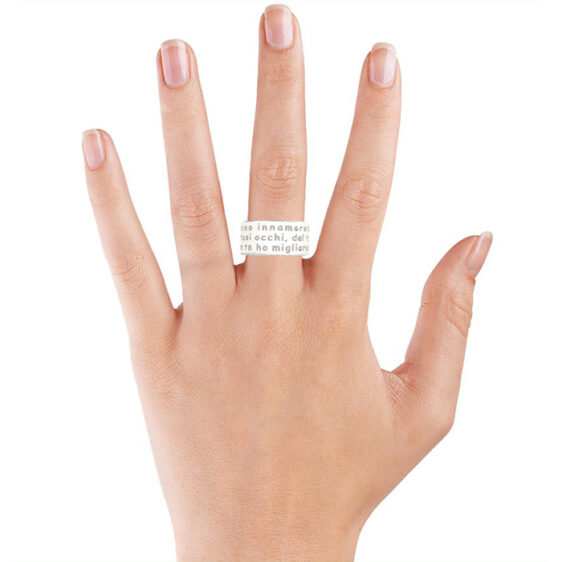 Premium White Paper Ring - Image 5
