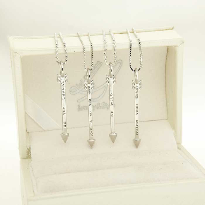 ciondolo in argento arrow pendant