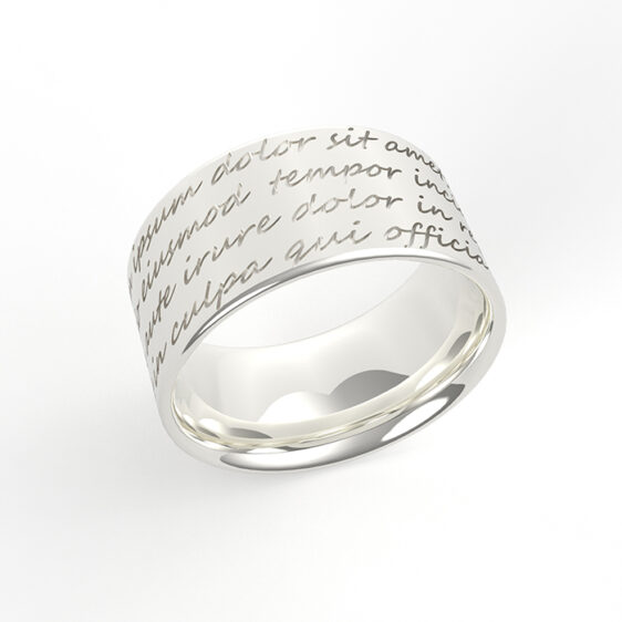Premium White Paper Ring - Image 2