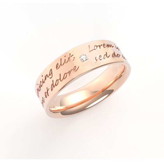 Premium White Paper Ring - Image 4