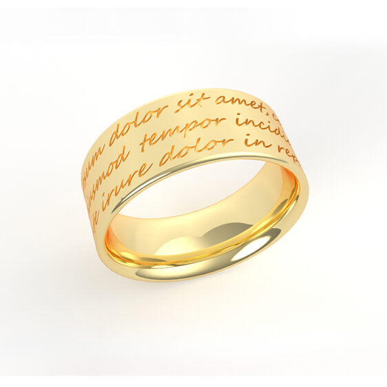 Premium White Paper Ring
