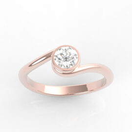 anello-fidanzamento-particolare-oro-rosa-diamante