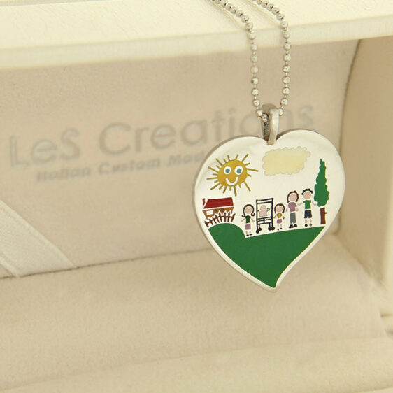 Children Drawing Pendant - Image 6