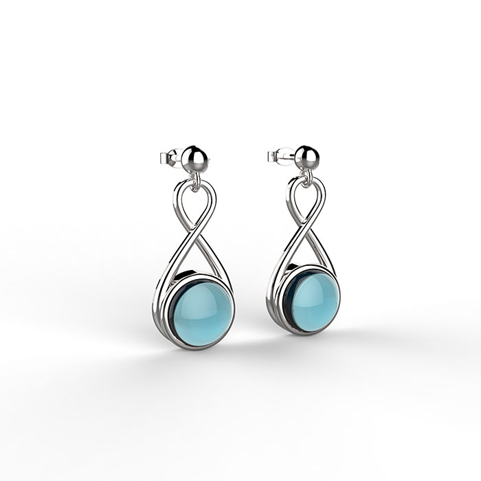 Infinity-Platinum-Earrings