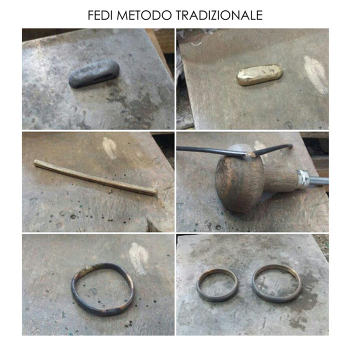 Creare le proprie fedi nuziali metodo tradizionale