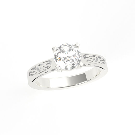 Michael Ring - solitaire for engagement or birth - Image 4