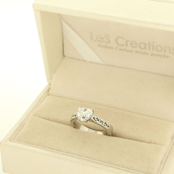 Heart Ring 1 carat - Image 6