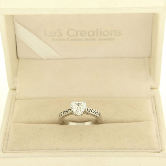 Heart Ring 1 carat - Image 5