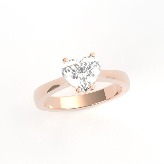 Heart Ring 1 carat - Image 3