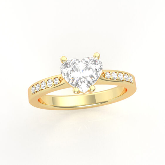 Heart Ring 1 carat - Image 2