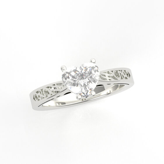Heart Ring 1 carat - Image 4